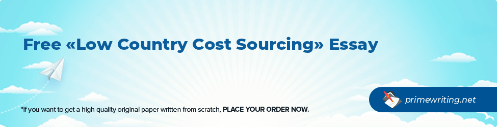 Low Country Cost Sourcing