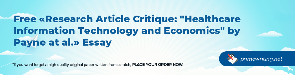 Research Article Critique: 