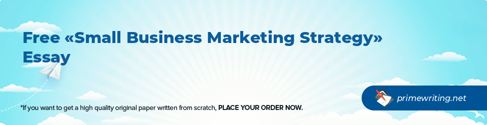 Small Business Marketing Strategy