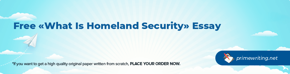 What Is Homeland Security