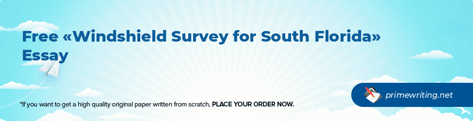Windshield Survey for South Florida